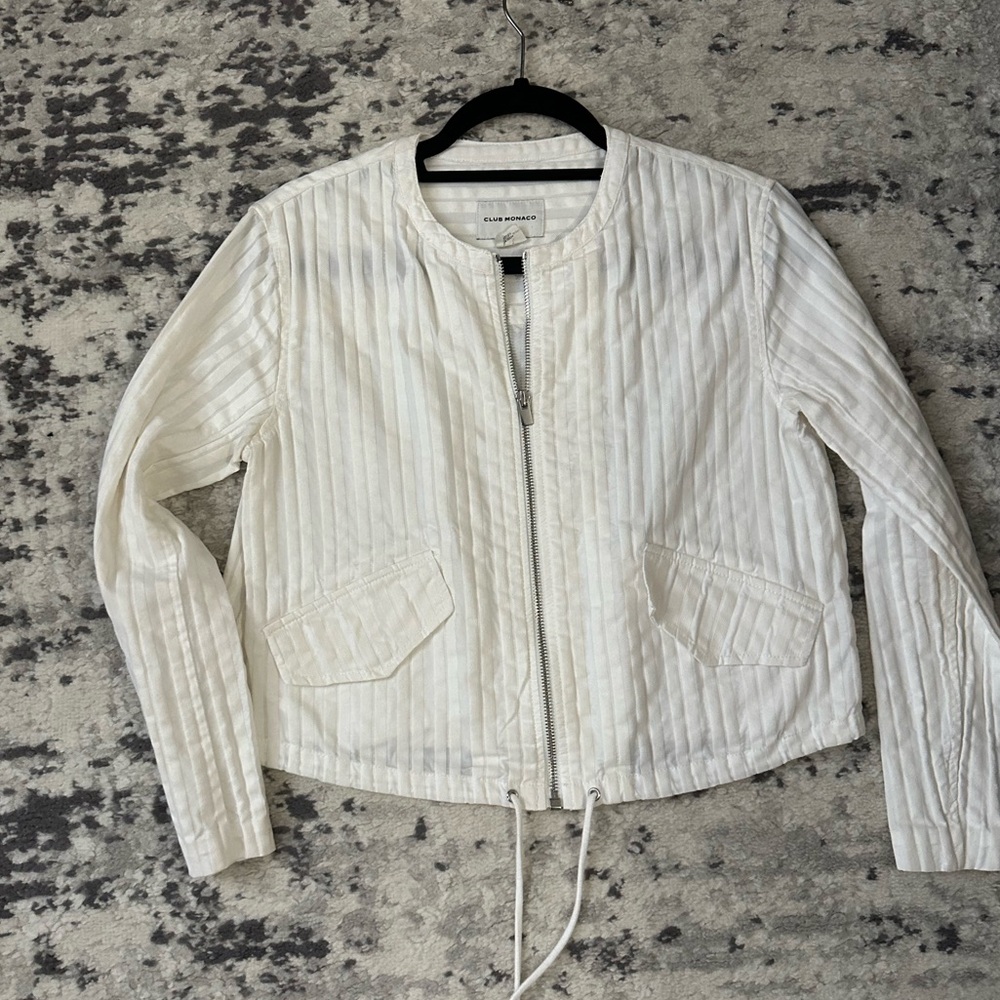Jacket club Monaco small white women